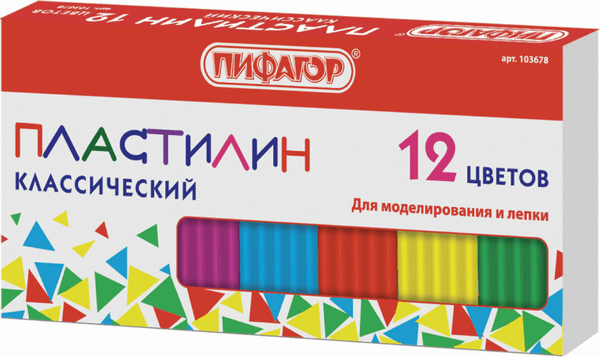Пластилин Пифагор Классический/ 103678