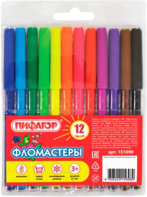 Фломастеры Пифагор 151090