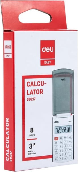 Калькулятор Deli E39217 6