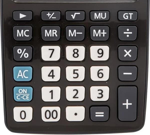 Калькулятор Deli E1238black 6