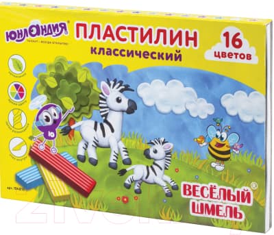 Пластилин Юнландия Веселый шмель 104810