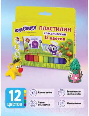 Пластилин Юнландия Юнландик-живописец 105029 4