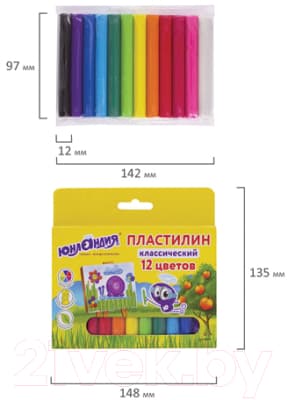 Пластилин Юнландия Юнландик-живописец 105029 3
