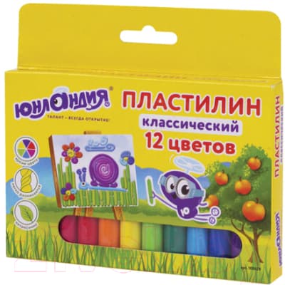 Пластилин Юнландия Юнландик-живописец 105029