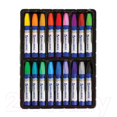 Восковые мелки Brauberg 222971 3