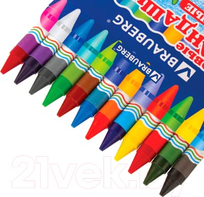 Восковые мелки Brauberg 222966 4