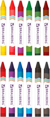 Восковые мелки Brauberg 222966 2