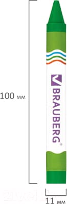Восковые мелки Brauberg 222966 5