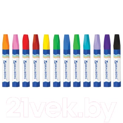 Восковые мелки Brauberg 222970 2