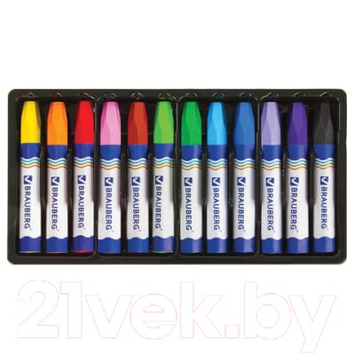 Восковые мелки Brauberg 222970 3