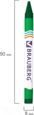 Восковые мелки Brauberg Пифагор / 222961 6