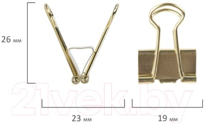 Зажим для бумаги Brauberg Extra / 229586 5