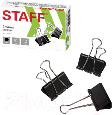 Зажим для бумаги Staff Everyday / 224609 2