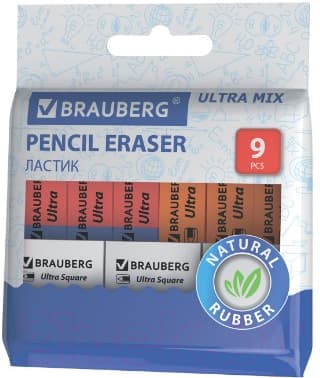 Набор ластиков Brauberg Ultra Mix / 229604