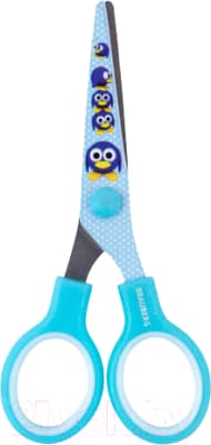 Ножницы канцелярские Brauberg Kid Series Пингвины / 232271