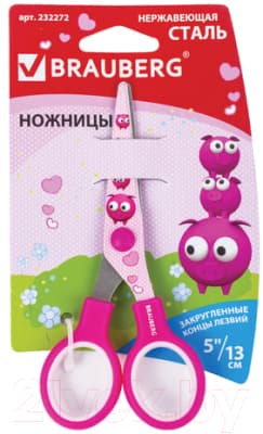Ножницы канцелярские Brauberg Kid Series Поросята / 232272 9