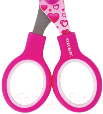 Ножницы канцелярские Brauberg Kid Series Сердечки / 232275 7