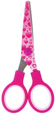 Ножницы канцелярские Brauberg Kid Series Сердечки / 232275 2