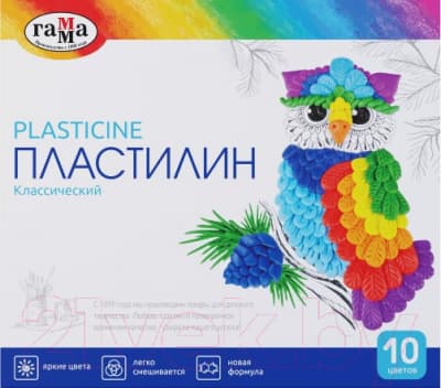 Пластилин ГАММА Классический / 281032 4