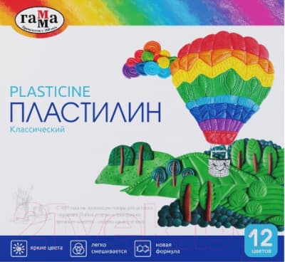 Пластилин ГАММА Классический / 281033 3