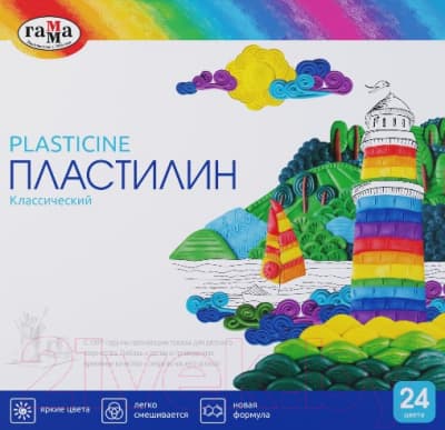 Пластилин ГАММА Классический / 281036 4
