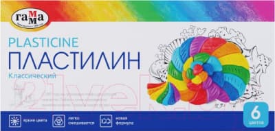 Пластилин ГАММА Классический / 281030 4
