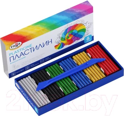 Пластилин ГАММА Классический / 281030 2