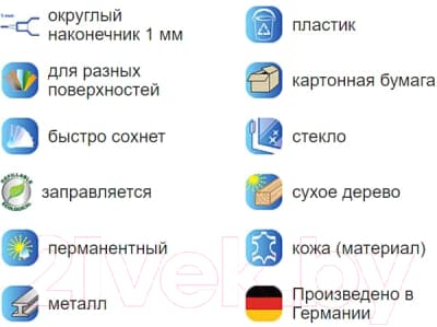 Маркер перманентный Edding 370 / e-370-1 4