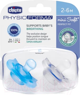 Набор пустышек Chicco Physio Soft Mini / 00073231210000 7