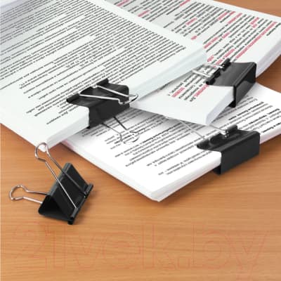 Зажим для бумаги Brauberg 221538 6