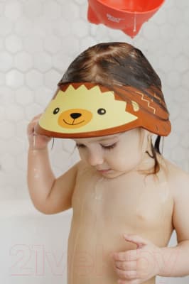 Козырек для мытья головы ROXY-KIDS Коричневый ёжик / RBC-492-B 9