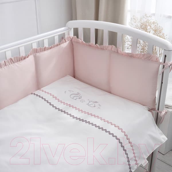 Комплект постельный для малышей Perina Toys Sateen Collection / ТСК6-03.5 5