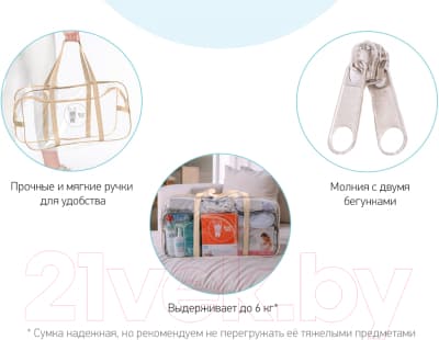Сумка в роддом (без наполнения) ROXY-KIDS RKB-009 8