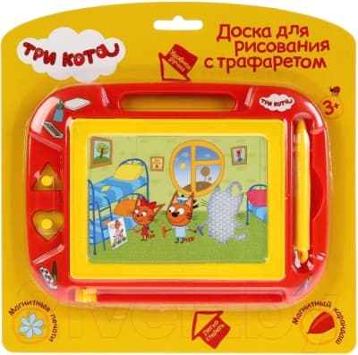 Доска для рисования Играем вместе Три кота / HS8006KS3CATS 2