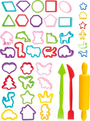Набор инструментов для лепки Genio Kids Микс формочек для лепки / LEP09 3