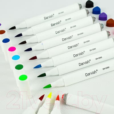 Фломастеры Darvish DV-13181-12 3