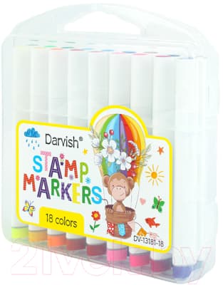 Фломастеры Darvish DV-13181-18 8