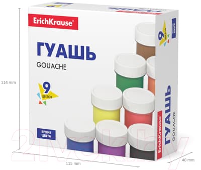Гуашь Erich Krause Basic / 53729 2