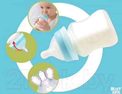 Набор сосок ROXY-KIDS Для бутылочек средний поток 3мес+ / RBTL-002-M 9