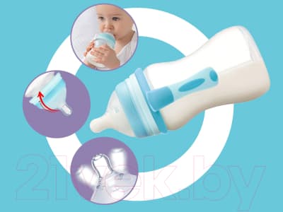 Набор сосок ROXY-KIDS Для бутылочек быстрый поток 6мес+ / RBTL-003-L 9