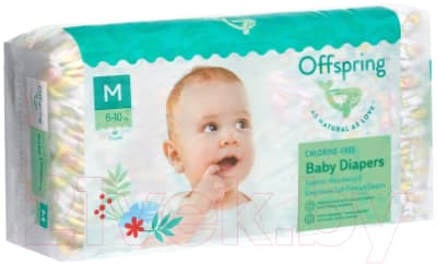 Подгузники детские Offspring M 6-10кг Авокадо / OF01M42AVO 4