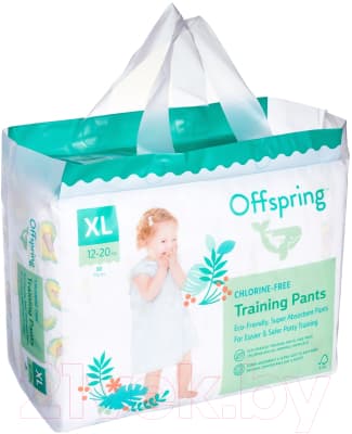Подгузники-трусики детские Offspring XL 12-20кг Авокадо / OF02XLAVO 4