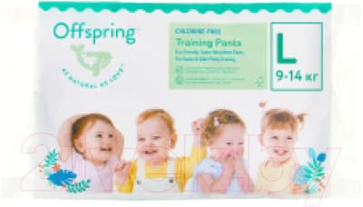 Подгузники детские Offspring Travel Pack L 9-14кг / OF02LFOA 2