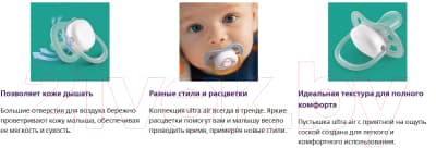 Набор пустышек Philips AVENT AVENT Avent Ultra Air / SCF080/05 9