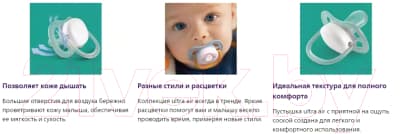 Набор пустышек Philips AVENT Ultra Air / SCF080/08 2