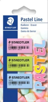 Набор ластиков Staedtler Pastel / 526 35 PBK3