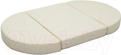 Матрас в кроватку Farfello Для круглой и овальной кроватки 75x125x10 / FT 2