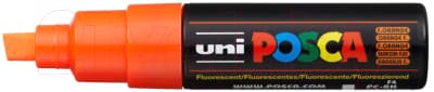Маркер художественный UNI Mitsubishi Pencil Posca 8мм / PC-8K F.ORANGE