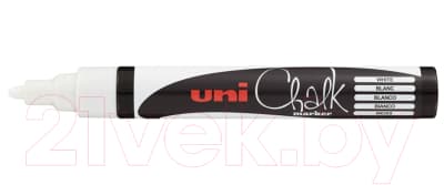 Маркер меловой UNI Mitsubishi Pencil Chalk / PWE-5M White 2