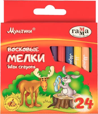 Восковые мелки ГАММА Мультики / 2131018_01_31